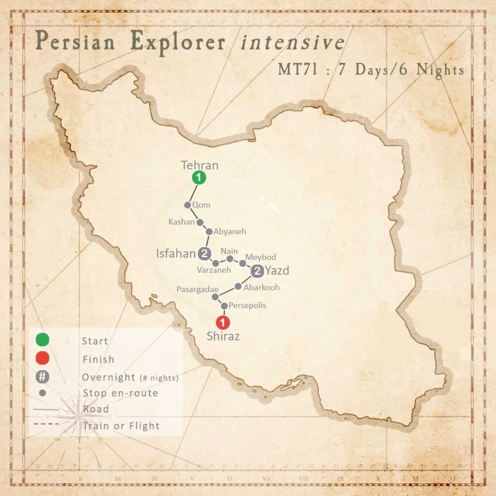 MT71 Tour : Persian Explorer (intensive)